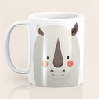 Rhinoceros, Animal Portrait Coffee Mug Gallery Image 3