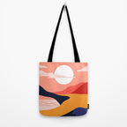 Colorful nature mountain landscape art Tote Bag Gallery Image 2