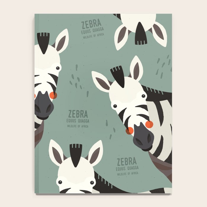Zebra, Wildlife of Africa Notebook Gallery Image 4