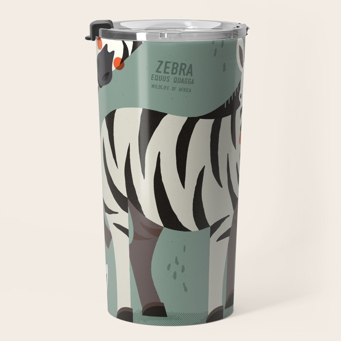 Zebra, Wildlife of Africa Travel Mug Gallery Image 3