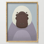 Whimsy Platypus, Animal Portrait Serving Tray Gallery Image 1