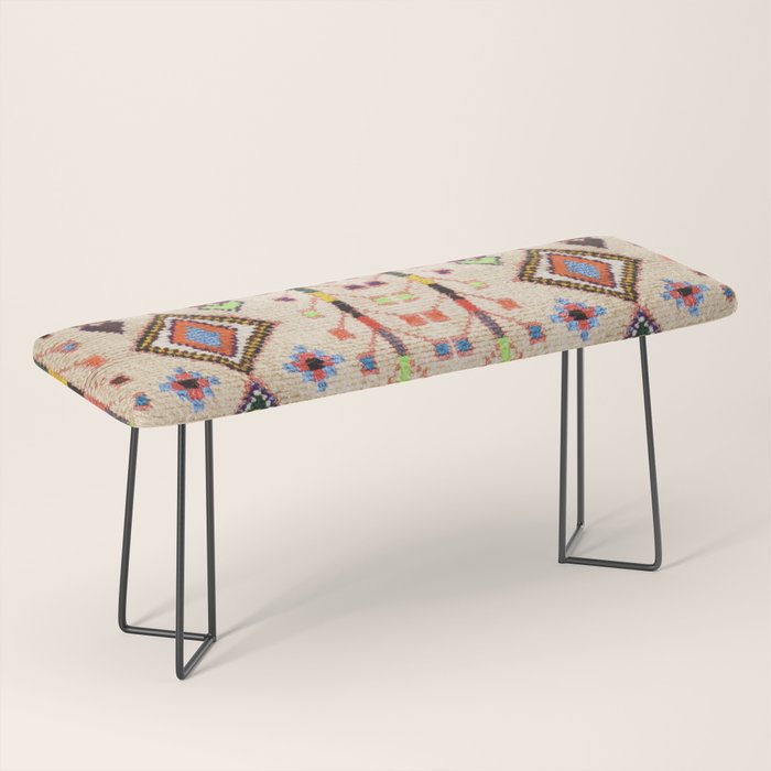 N15 - Oriental Traditional Bohemian Moroccan Artwork. Bench Gallery Image 1