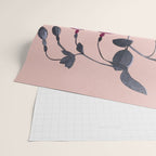 Fuchsia Botanical Drawing Wrapping Paper Gallery Image 2