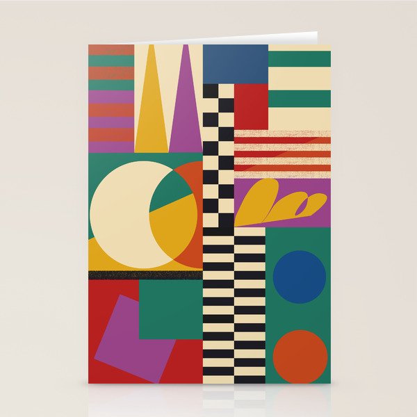 Geometric Movement Stationery Card Gallery Image 2