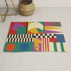 Geometric Movement Rug Gallery Image 1