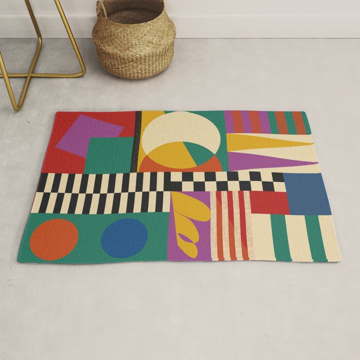 Geometric Movement Rug Gallery Image 1