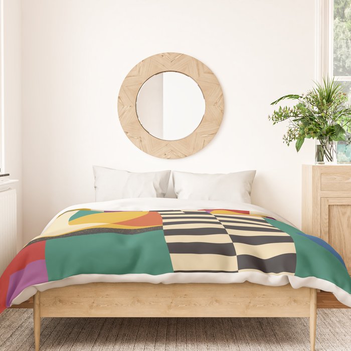 Geometric Movement Duvet Cover Gallery Image 3