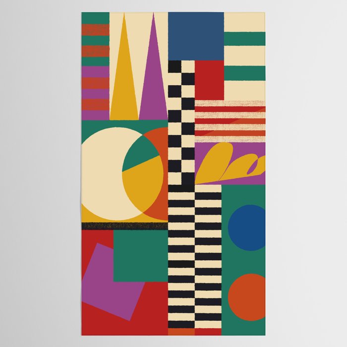 Geometric Movement Tablecloth Gallery Image 2