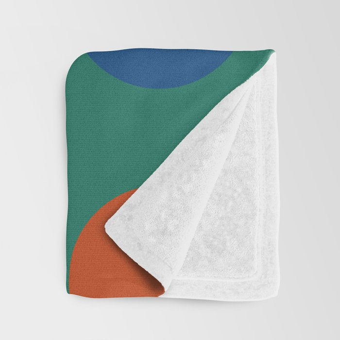 Geometric Movement Throw Blanket Gallery Image 3
