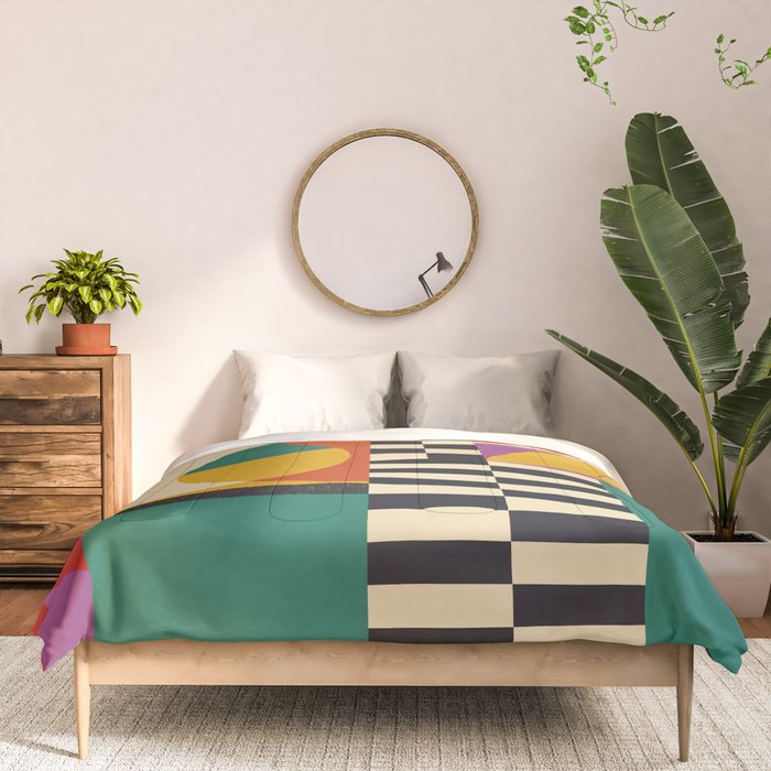 Geometric Movement Comforter Gallery Image 3