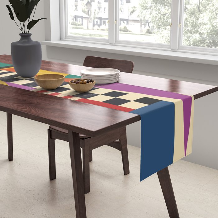 Geometric Movement Table Runner Gallery Image 2
