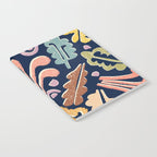 Block print leaves pattern Notebook Gallery Image 2