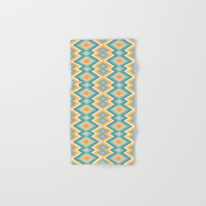 Boho Western Geometric Pattern VI Bath Towel Gallery Image 1