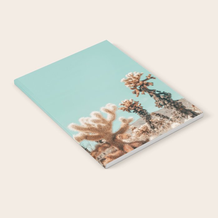 Cholla Cactus - Joshua Tree Desert Landscape, Nature Photography Notebook Gallery Image 2