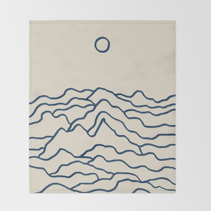 Mountainscape Throw Blanket Gallery Image 2