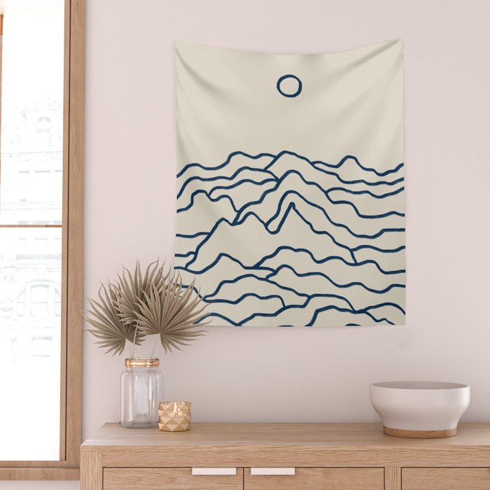 Mountainscape Wall Tapestry Gallery Image 2