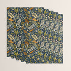 Fall leafy nature dark A Wrapping Paper Gallery Image 3