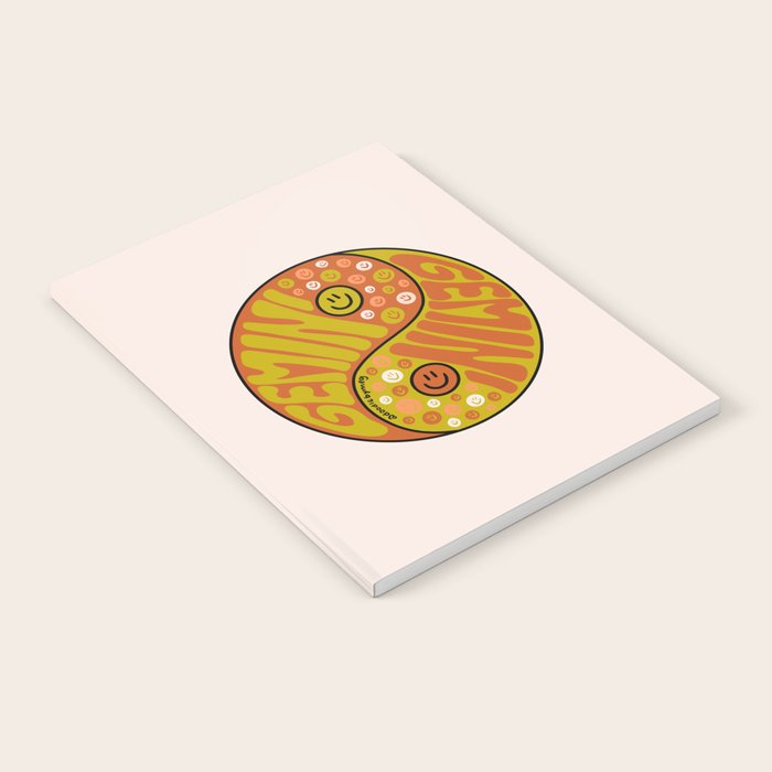 Gemini Yin Yang Notebook Gallery Image 2