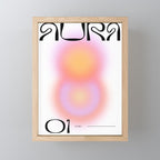 Modern soft blur gradient typography art Mini Art Print Gallery Image 1