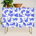 Cat Positions - Blue Palette Credenza Gallery Image 1