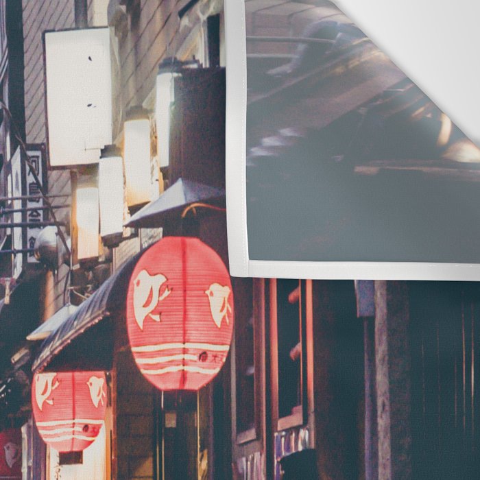 Geisha In Kyoto Wall Tapestry Gallery Image 3