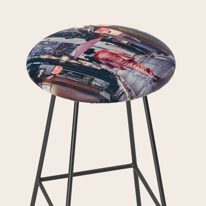 Geisha In Kyoto Stool Gallery Image 2