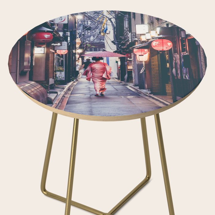 Geisha In Kyoto Side Table Gallery Image 2