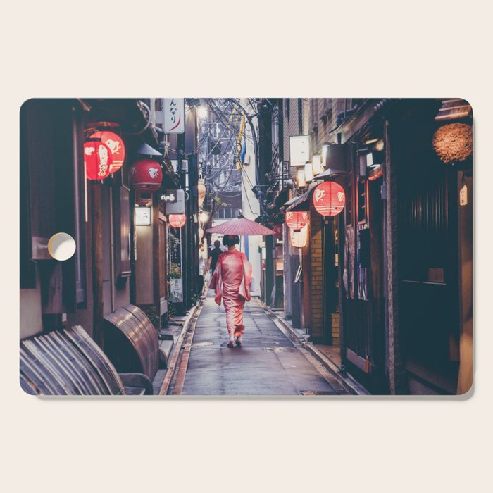 Geisha In Kyoto Cutting Board Gallery Image 1