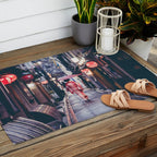 Geisha In Kyoto Outdoor Rug Gallery Image 2
