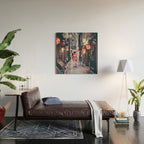 Geisha In Kyoto Wood Wall Art Gallery Image 2