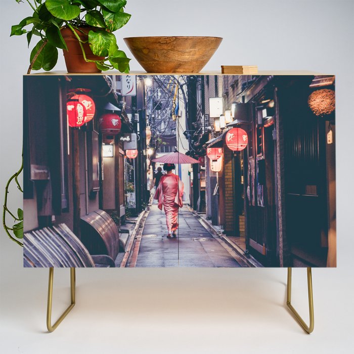 Geisha In Kyoto Credenza Gallery Image 1
