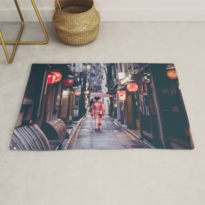 Geisha In Kyoto Rug Gallery Image 1