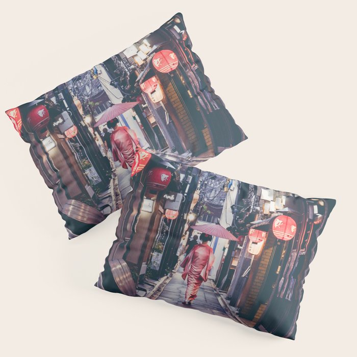 Geisha In Kyoto Pillow Sham Gallery Image 3