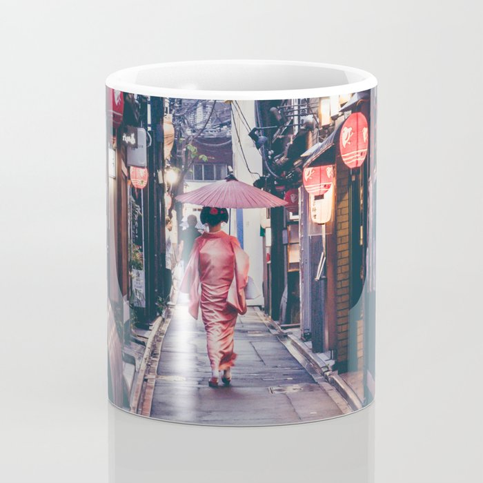 Geisha In Kyoto Coffee Mug Gallery Image 4