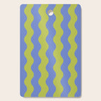 Striped Waves Retro Surf Cutting Board Gallery Image 1