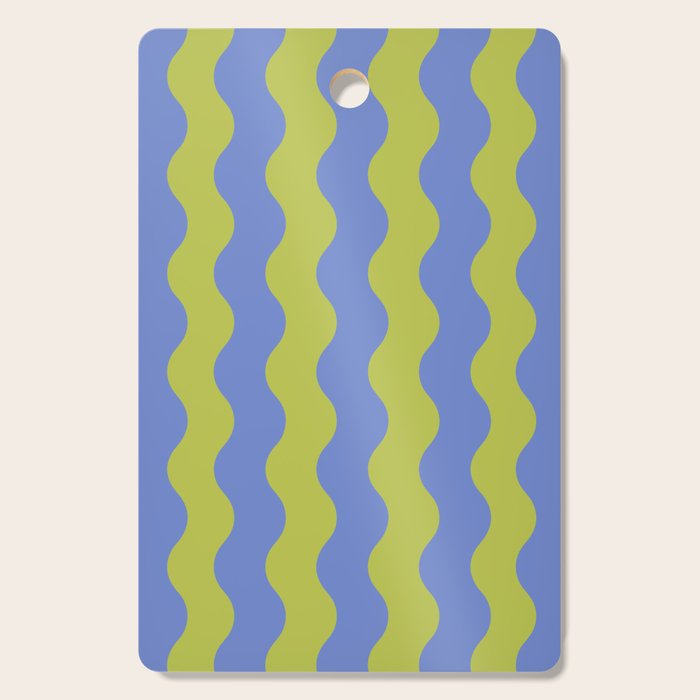 Striped Waves Retro Surf Cutting Board Gallery Image 1