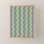 Striped Waves Retro Surf Mini Art Print Gallery Image 1