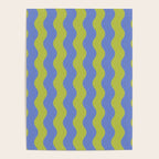 Striped Waves Retro Surf Poster Gallery Image 4