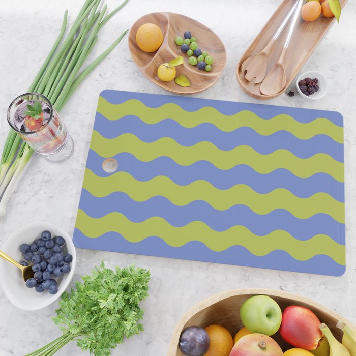 Striped Waves Retro Surf Cutting Board Gallery Image 2