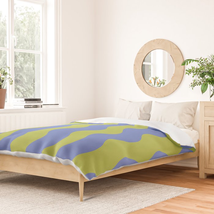 Striped Waves Retro Surf Duvet Cover Gallery Image 2