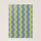 Striped Waves Retro Surf Stationery Card Gallery Image 2