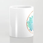 Modern Succulent with Metallic Gold Watercolor Coffee Mug Gallery Image 4