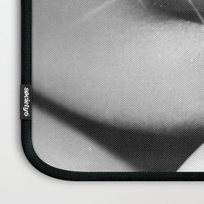 Disco Ball Female Lips - Black And White Modern Wall Art Photograph - Home Decor Laptop Sleeve Gallery Image 3