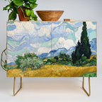 Wheat Field with Cypresses Credenza Gallery Image 1
