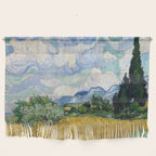 Wheat Field with Cypresses Wall Hanging Gallery Image 1