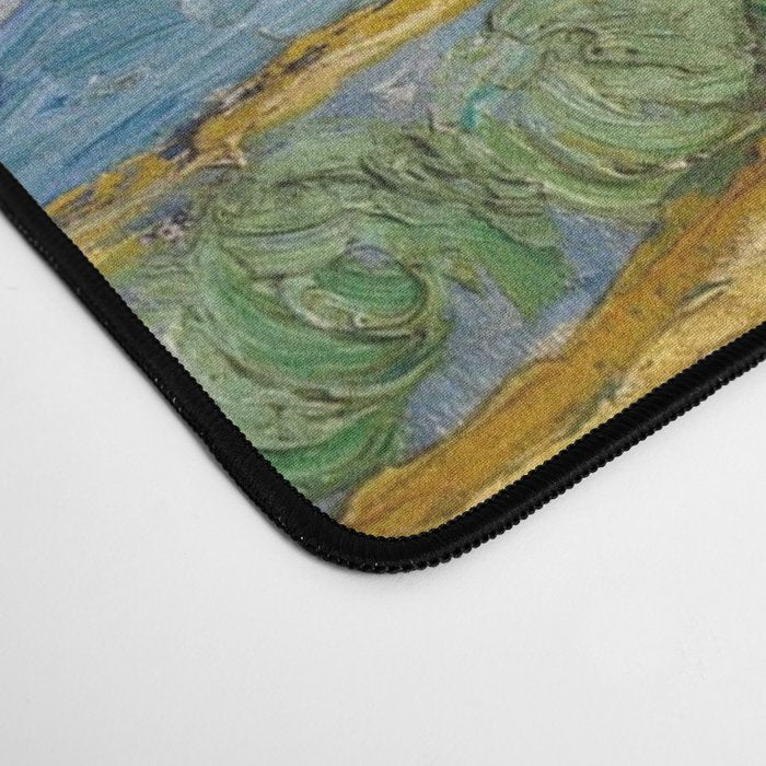 Wheat Field with Cypresses Desk Mat Gallery Image 4