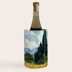 Wheat Field with Cypresses Wine Chiller Gallery Image 3
