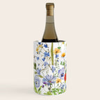 Scandinavian Colorful Midsummer Wildflowers Meadow  Wine Chiller Gallery Image 2