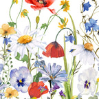 Scandinavian Colorful Midsummer Wildflowers Meadow  Coffee Mug Gallery Image 2