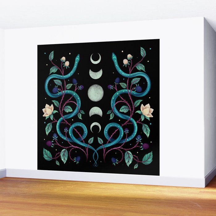 Serpent Moon Wall Mural Gallery Image 2